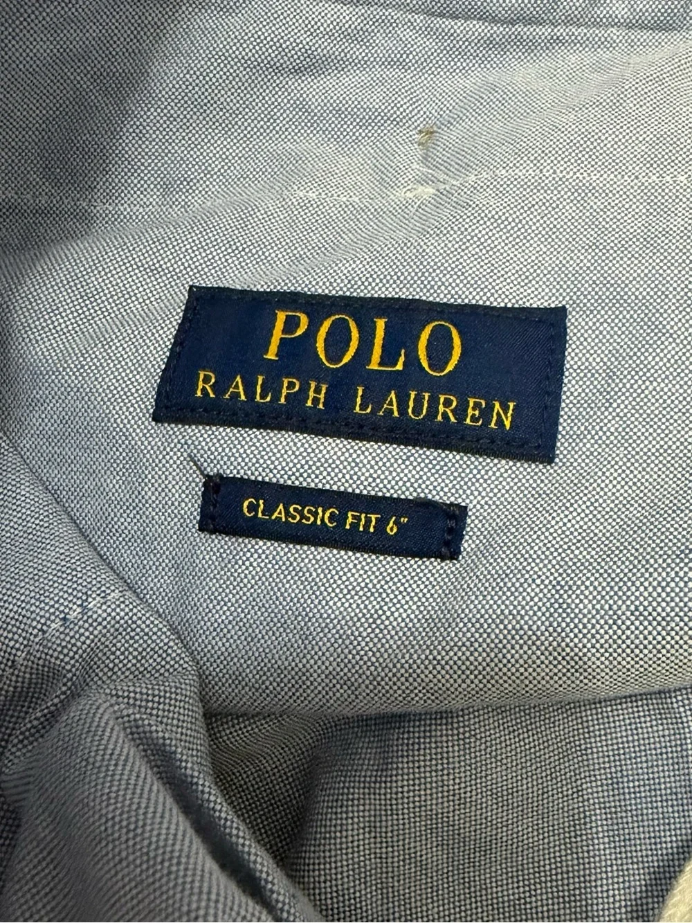 Ralph Lauren Polo 6-Inch Prepster Oxford Blue White Stripe Short XXL